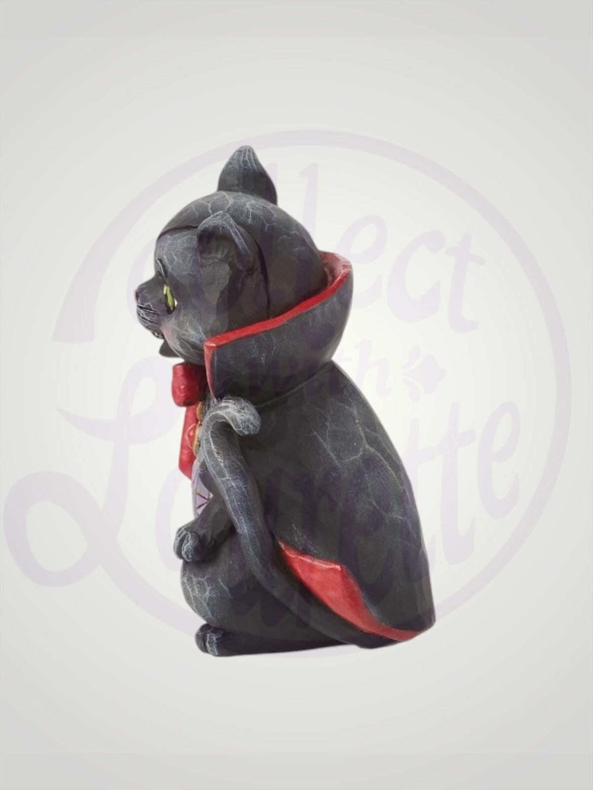 Jim Shore Heartwood Creek - Vampire Cat Mini Halloween Figurine